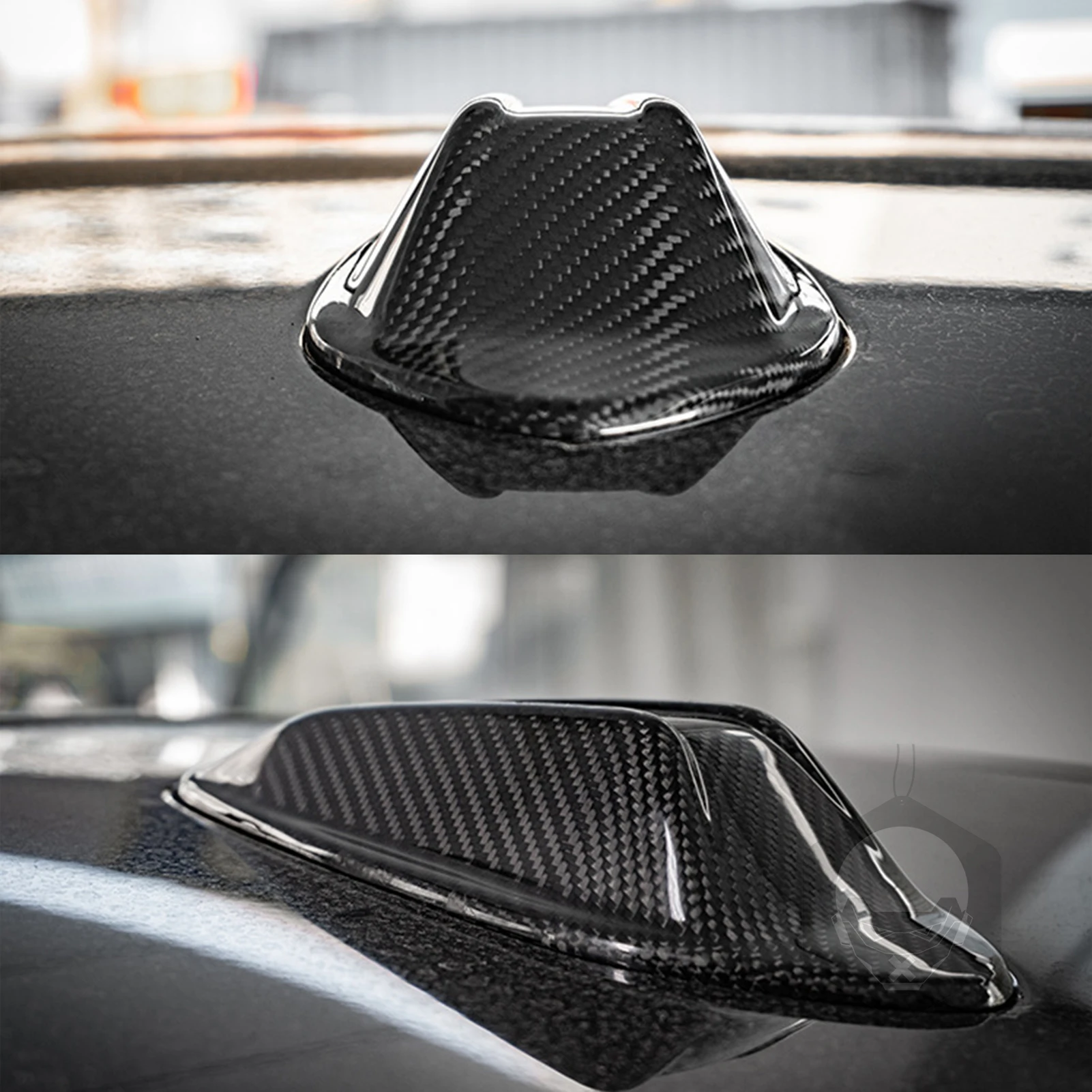 

Real Carbon Fiber Shark Fin Antenna Cover For BMW 3 Series G20 G28 M2 G87 M3 G80 M4 G82 X7 G67 2023 IN