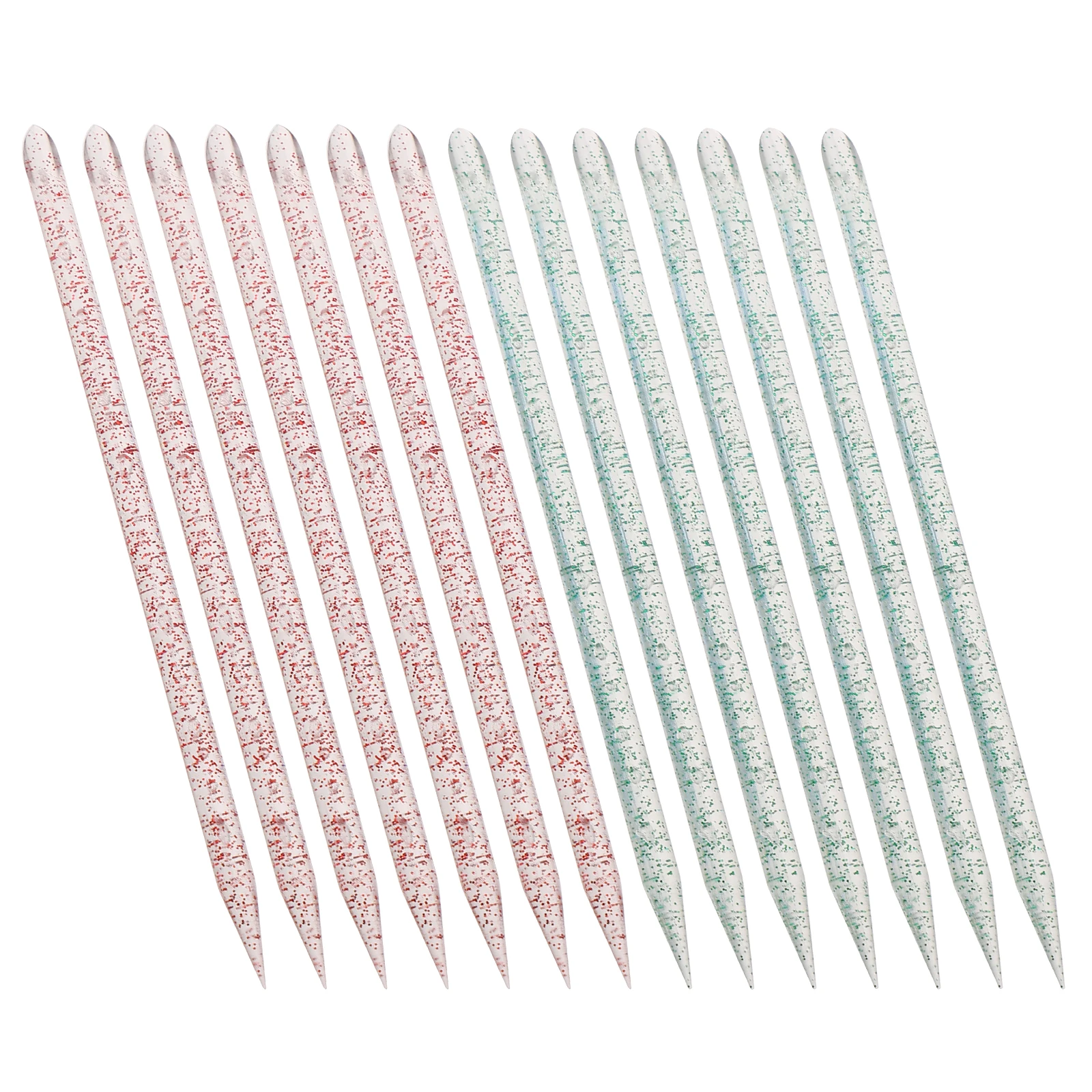 

200 Pcs Nail Assist Dual Headed Manicure Pen Dead Skin Pusher Dotting Tools ABS Lightweight Practical Travel Outdoor