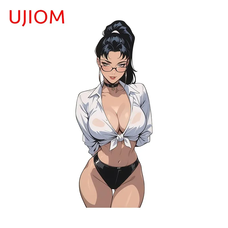 UJIOM Trendy Personality Big Boobs Bayonetta Wall Sticker Exquisite Standing Posture Graphics Decal Kitchen Cupboard Decoration