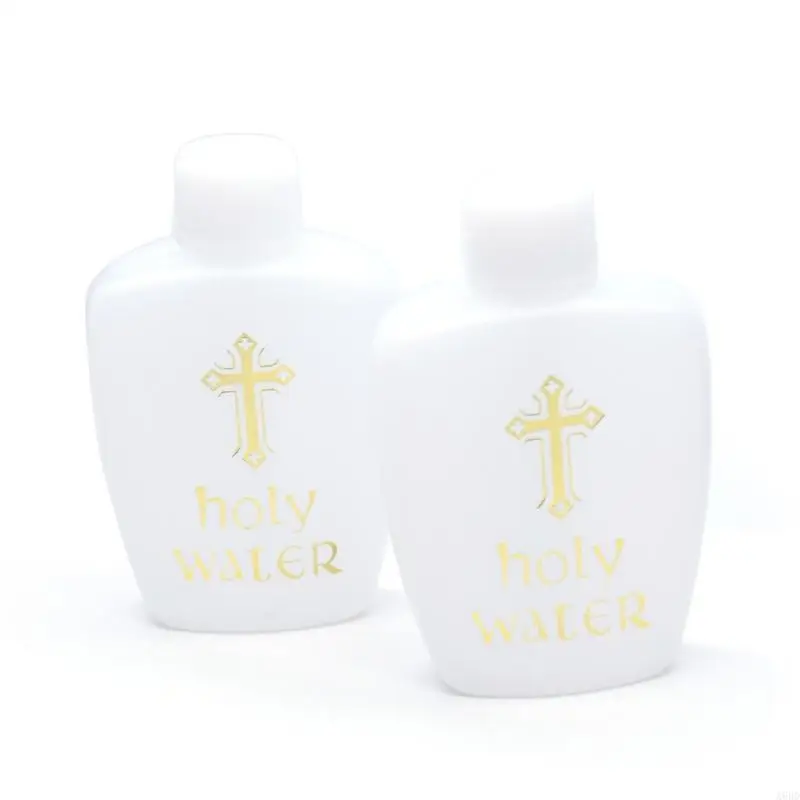 A6HD 60 botella católica Lourdes Botella agua Botella Tamaño viaje Católico Botella plástico