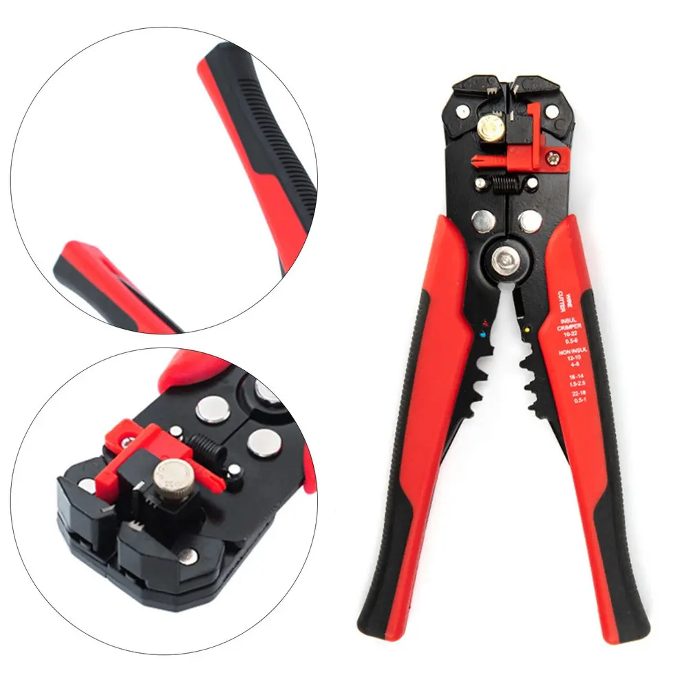 

High Quality 8-inch Electrician's Wire Pliers Multifunctional Pliers Automatic Wire Stripper Crimping Function Ergonomic Handle