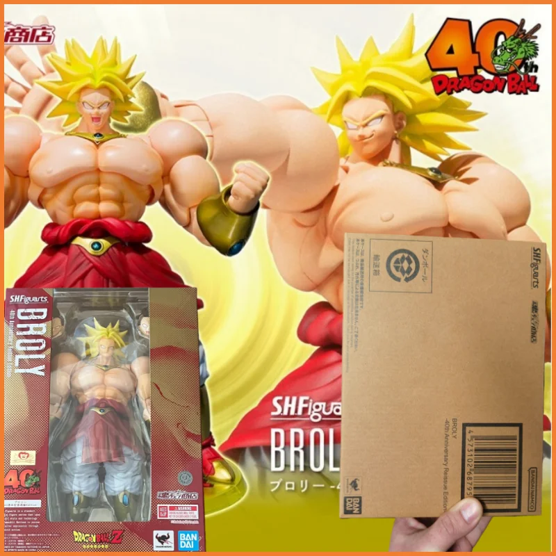 

Новинка 2026 года в наличии: Bandai Dragon Ball Z S.H.Figuarts SHF Super Saiyan BROLY 40th Anniversary Anime 3.0 SSJ Goku Модель-игрушка