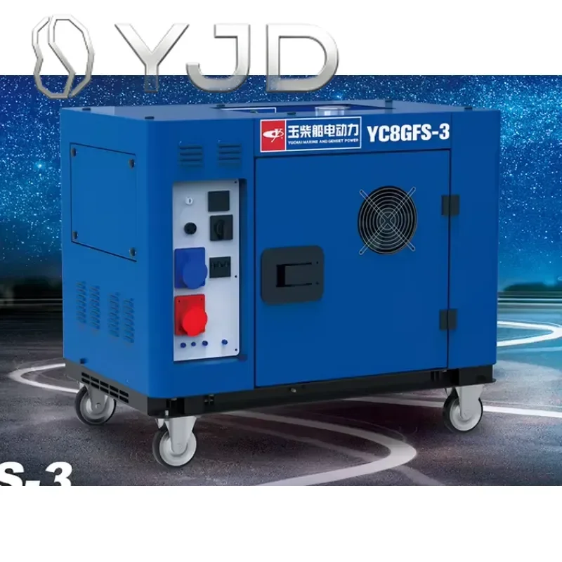 YJD Yuchai 2.8-18kw Premium Quality Stby 50HZ/60HZ Generating Power 20 KVA 20KVA 16KW 16 KW Blue Silent Diesel Generator