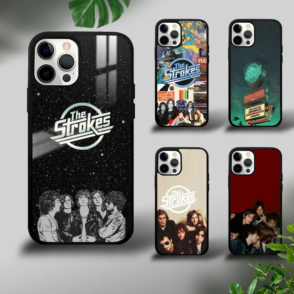 

Rock Band The S-strokes Phone Case For iPhone 16 15 14 13 12 11 Pro Xs Max Mini Plus Celulares Hard Funda