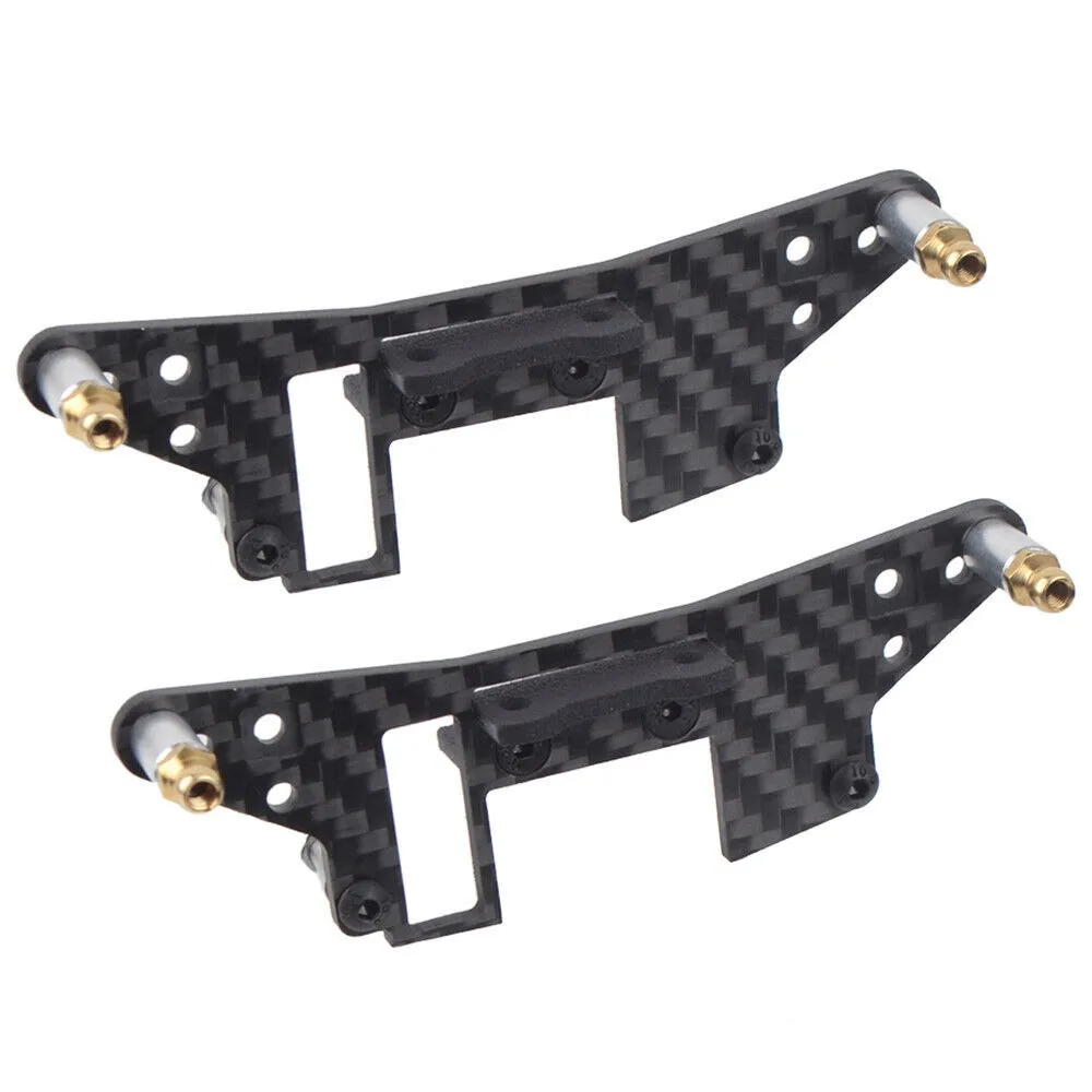 Carbon Front Rear Shock Tower/Damper Stay for Tamiya TA03 TA03F TA03R TA03 TRF TA03F Pro TA03R TRF Upgrades Parts