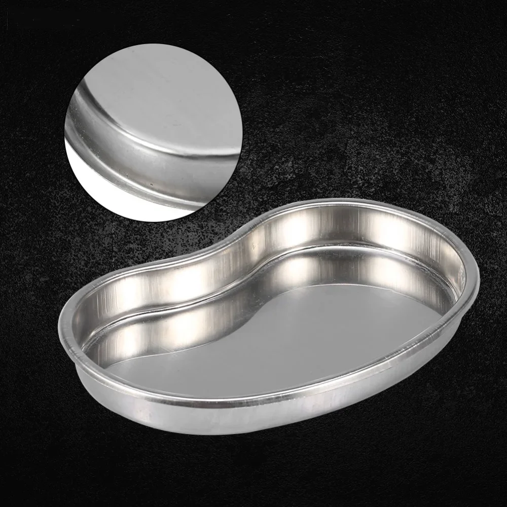 

Stainless Steel Tattoo Tray Surgical Disinfection Plate for Dental Eyebrow Lip Tattoo Sterilization Silver S Size 1pcs
