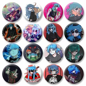 Juego de terror Sally Face Broche Handmele Pin Cartoon Insignia Insignia de la mochila Accesorios de ropa Joyería para un amigo 12 mejores amigos de línea de venta Sally - №3