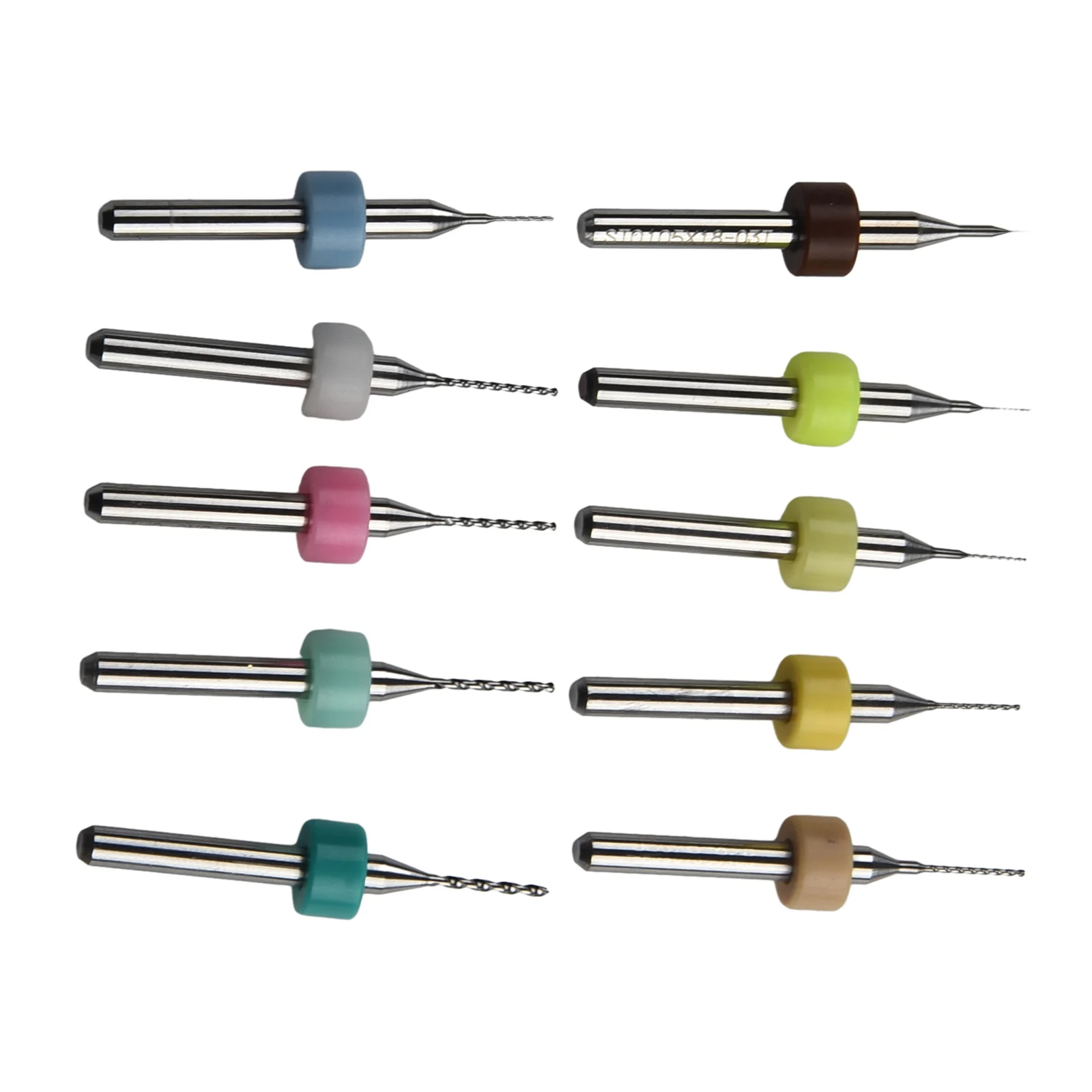 PCB Board Drill Bits Grinding Spare Parts 0.3-1.2mm Tungsten Carbide Accessories Bits Board Circuit Mini Print