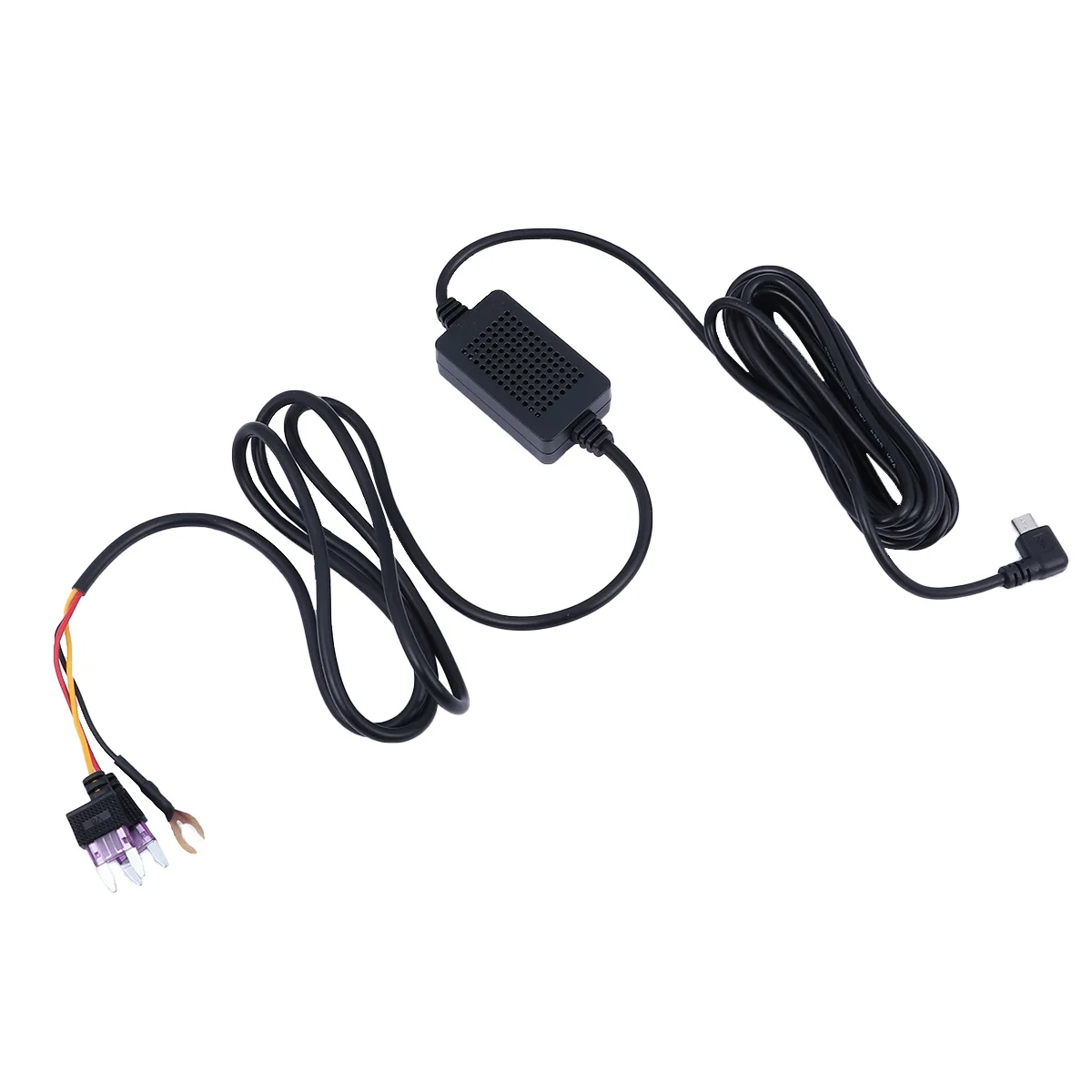 

Car Dash Line ABS PC Material Cable for Car Recorder Navigation Use Dash Cam Connection Lead Mini Adapter Plug