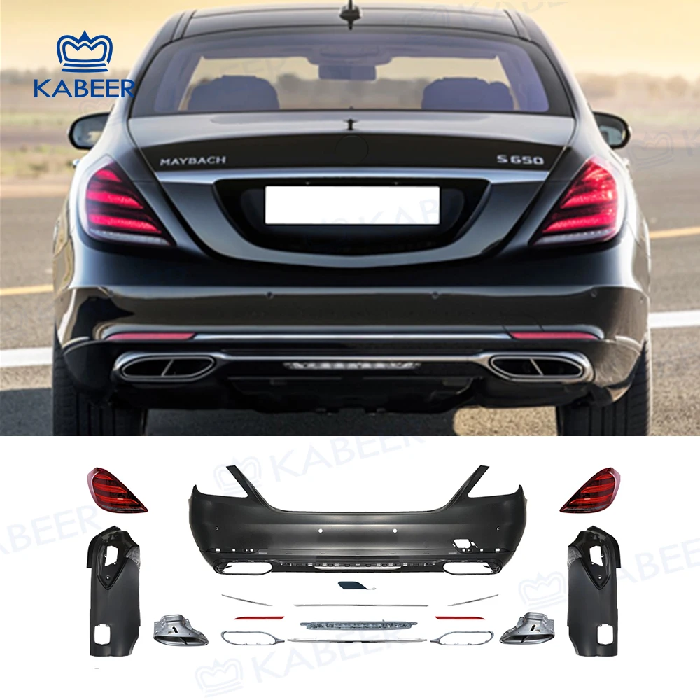 Kabeer modify project for Benz W221 car upgrade to  Bumper headlight  tail light Body kit