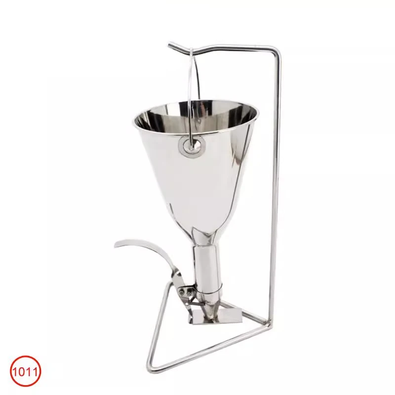 

Stainless Steel Pancake Batter Dispenser Confectionery Dispenser Funnel Cake Filler Chocolate Funnel Food Processors Appliances