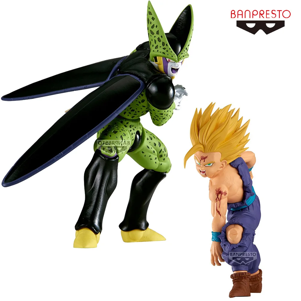 Banpresto Match Makers Dragon Ball Son Gohan Cell Seru Model Toys Collectible Anime Figure Gift for Fans Kids