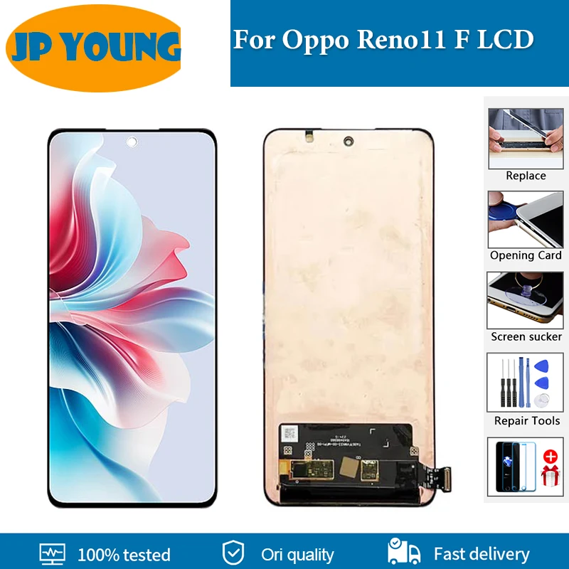 

6.7" AMOLED For Oppo Reno11 F LCD Display Touch Panel Screen Digitizer Assembly For Oppo Reno11F CPH2603 LCD Replacement Parts