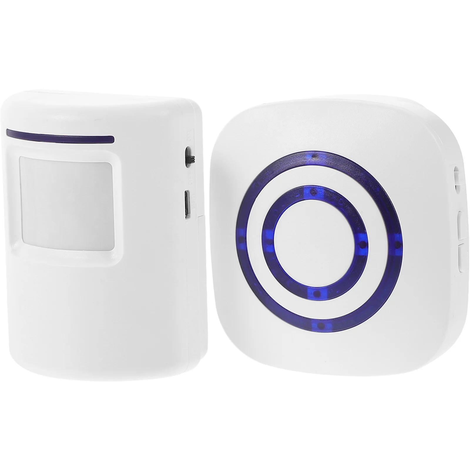 جرس الباب بالأشعة تحت الحمراء 1 جهاز إرسال 1 جهاز استقبال 70 متر نطاق محس حركة إنذار أمان مع 38 نغمة قابس أمريكي