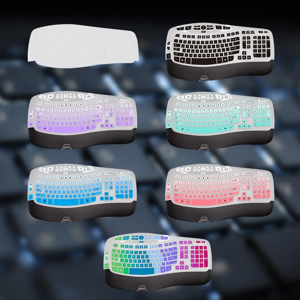 For Logitech M K350 Keyboard Protective Film For K350 Wireless Bluetooth Keyboard Silicone Keyboard Film Keyboard Accessori E2N0