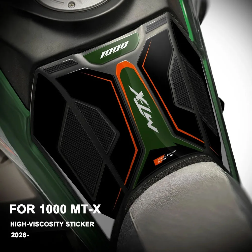 1000 MT-X  For CFMoto 1000 MT-X 2026 Motorcycle 3D Gel Epoxy Resin Protective Sticker Fuel Tank Pad Protection