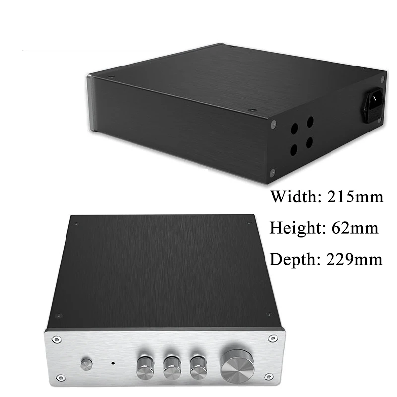 TOKBAN All-Aluminum 2206 Tone Control Chassis F1 Model Suitable for Home Audio Amplifiers and Various Applications