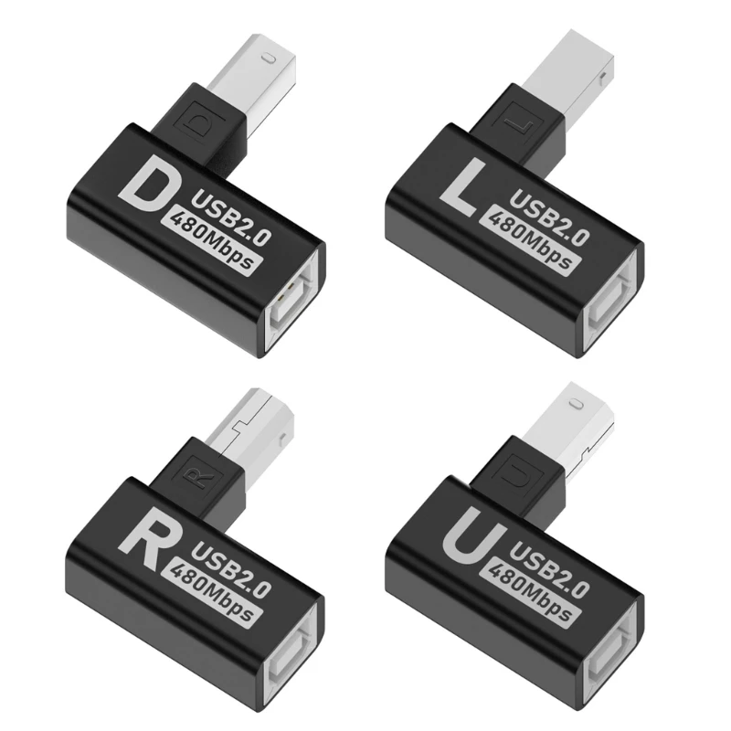 USB 2.0 Type Extension Adapter For Reliability Printer And Scanners Connection Quick Data Transmission Adapter