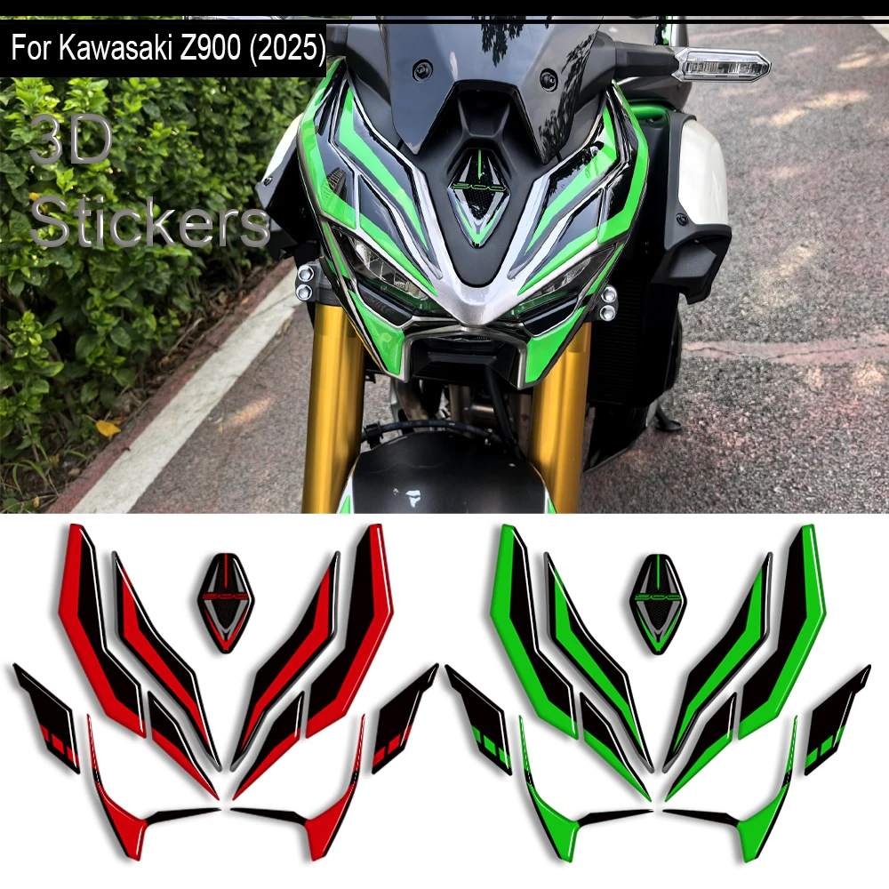 For kawasaki Z900 Z 900 SE 2025 2026 Motorcycle Tank Pad Cap Gas Fuel Oil Kit Fairing Fender Covers Stickers Decals Protector