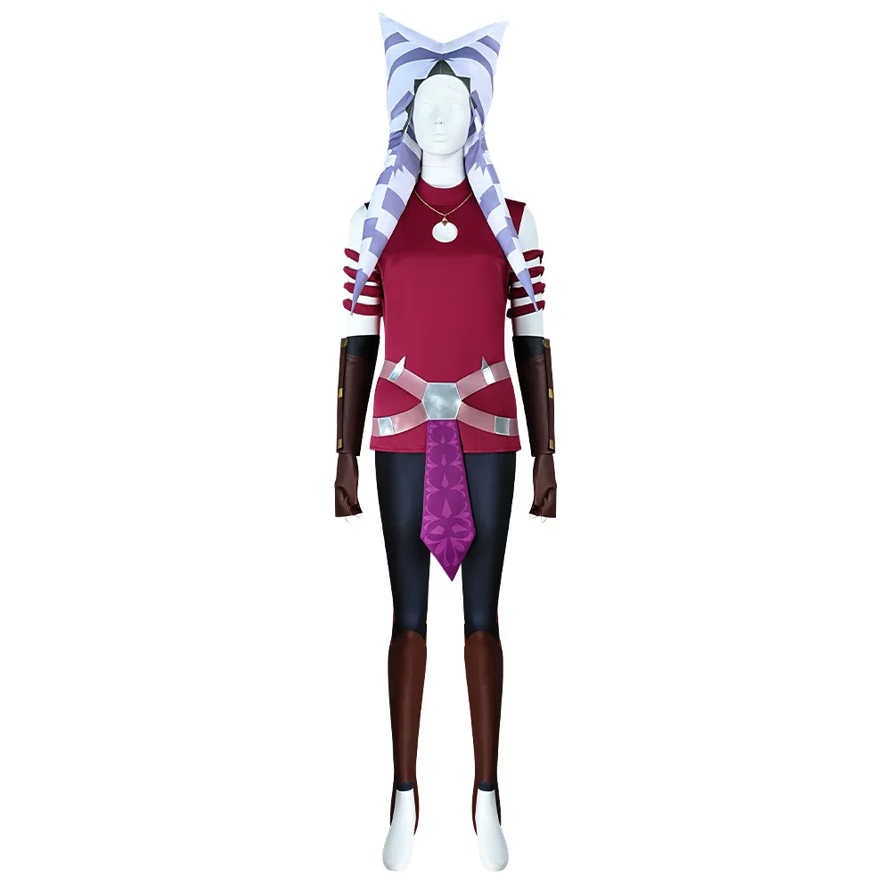 

Adult Women Space Battle Disguise Clone Asoka Cosplay Costume