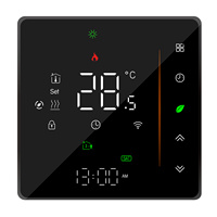 WiFi Smart Thermostat Temperature Controller Weekly Programmable Supports Touch Control/ Mobile APP/ Voice Control Compatible