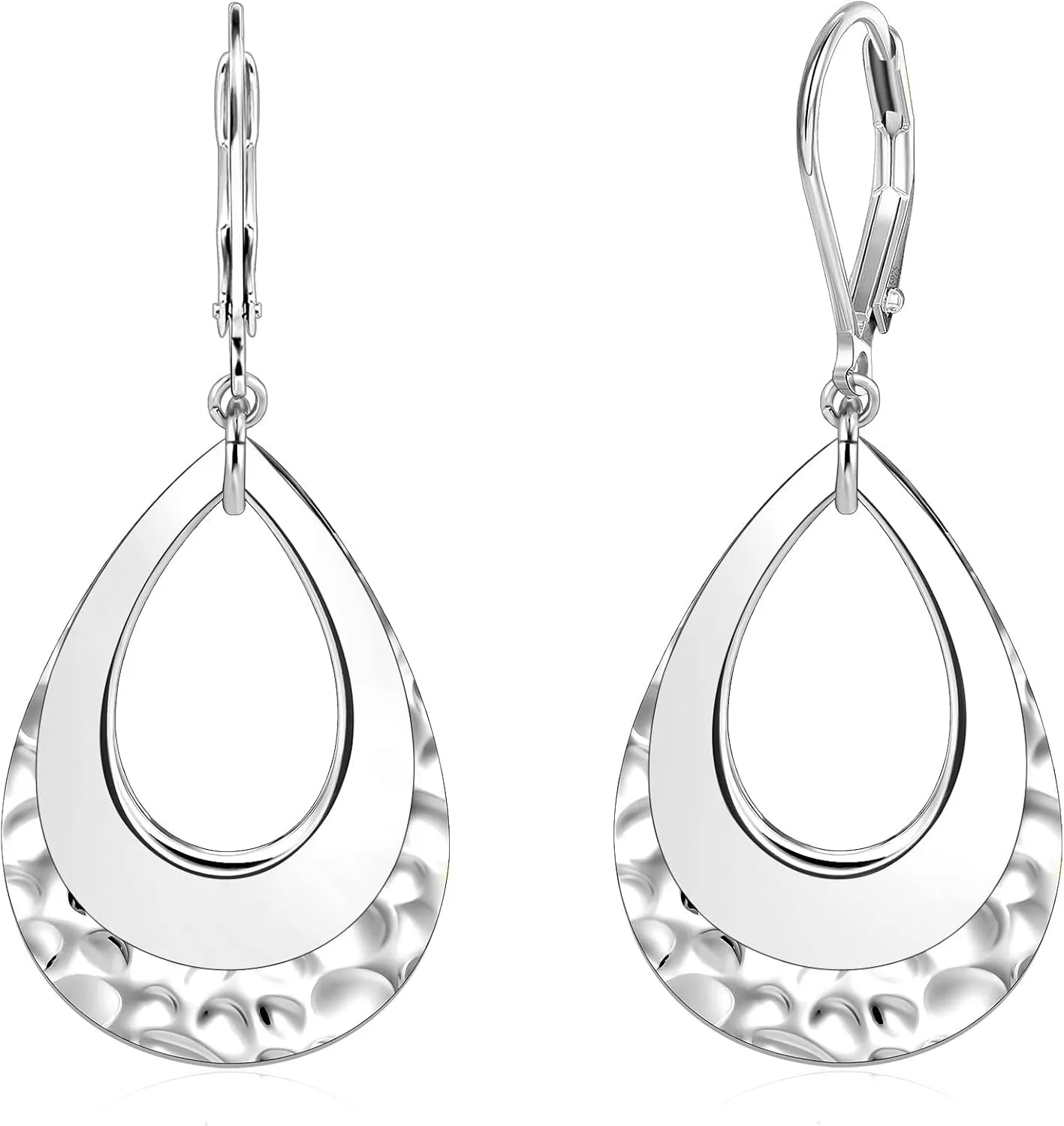 Teardrop Dangle Earrings for Women Layer Drop Dangle Earrings Jewelry Hypoallergenic Boho Leverback Dangle Earings for Jewelry
