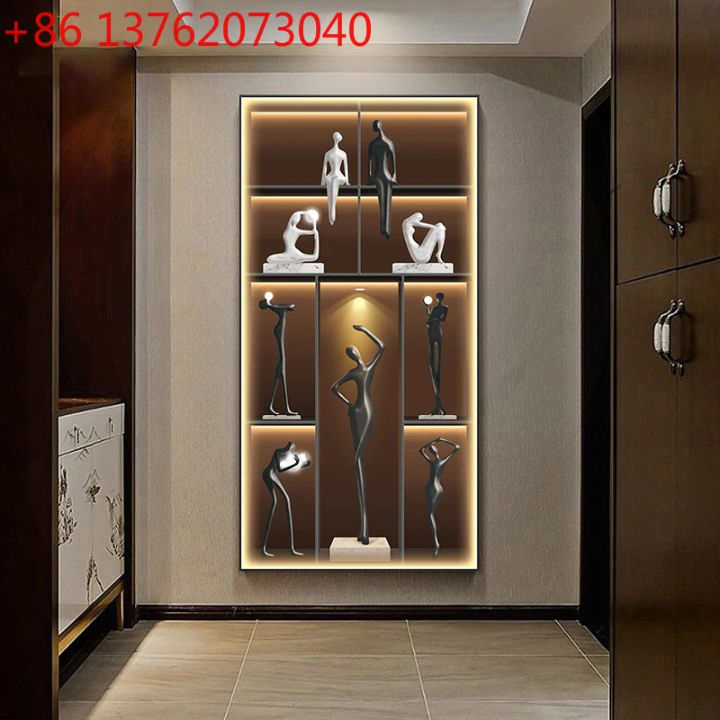 

Geometric Abstract Lamp Mural Home Accessories Wall Lamp Decoration Room Night Light Led Wall Indoor Living Room Decoration