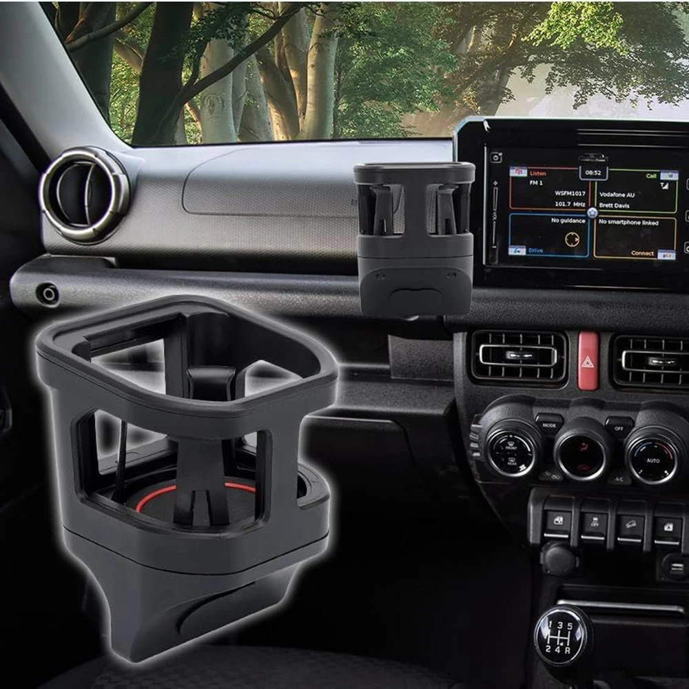 

Water Cup Holder Mount Bracket Air Conditioning Vents Drinkes Support Fit for Interior Accessories Suzuki Jimny 2018+ JB64 JB74