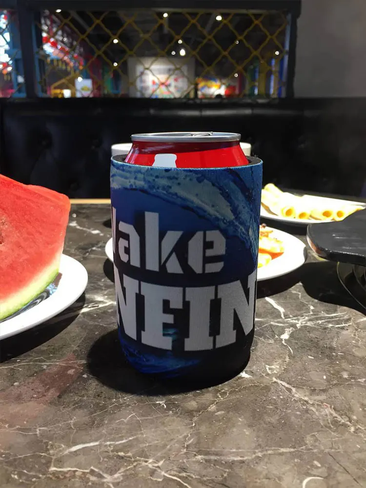 700pcs Custom Logo Beer Can Coolers Sleeve Can Cooler with Photo Text LOGO Personalized Beverage Insulator for Wedding