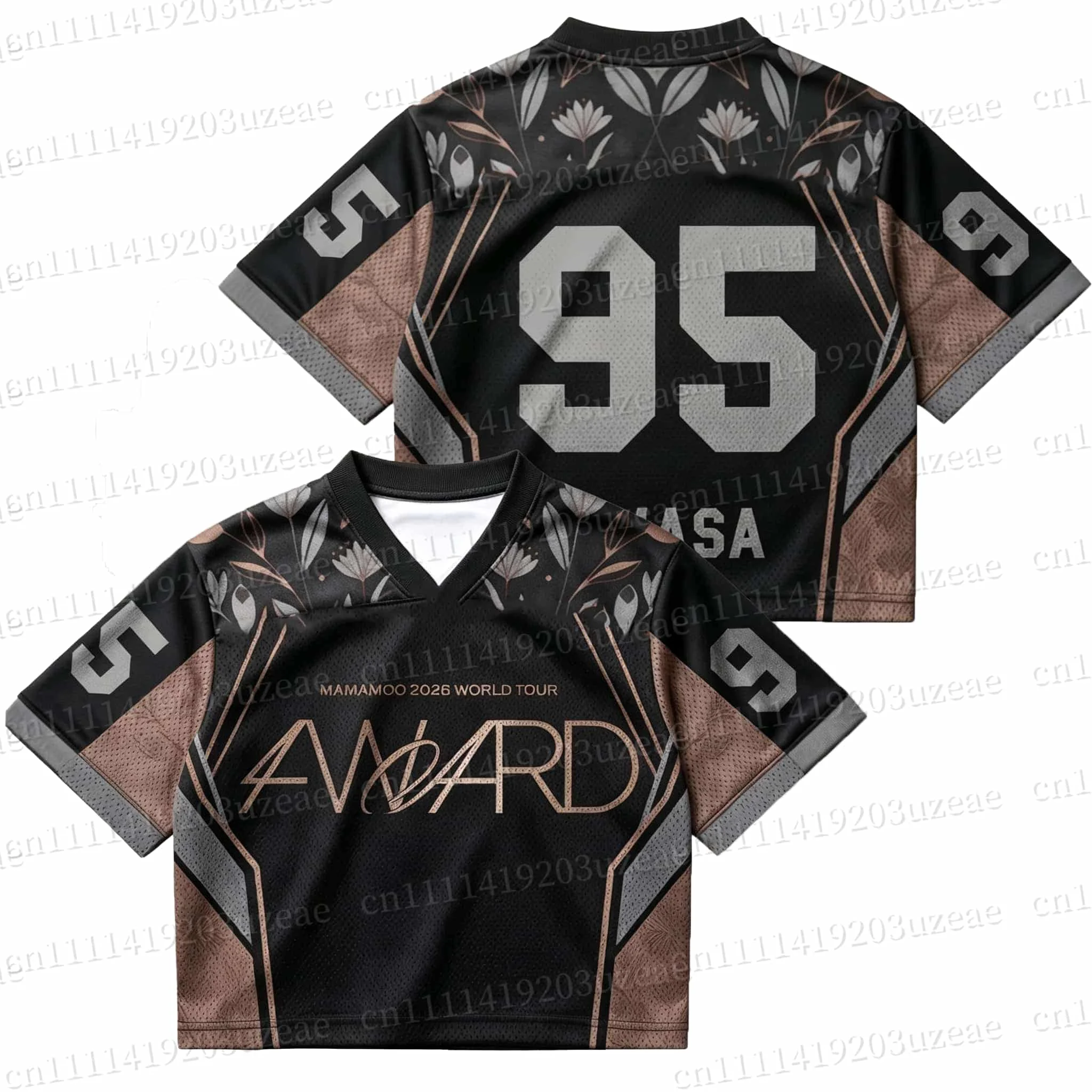 2026 Summer World Tour 4WARD Baseball Jersey Men Women Kpop Fashion Hip Hop Oversized T Shirt Concert Fans Gift Streetwear Top
