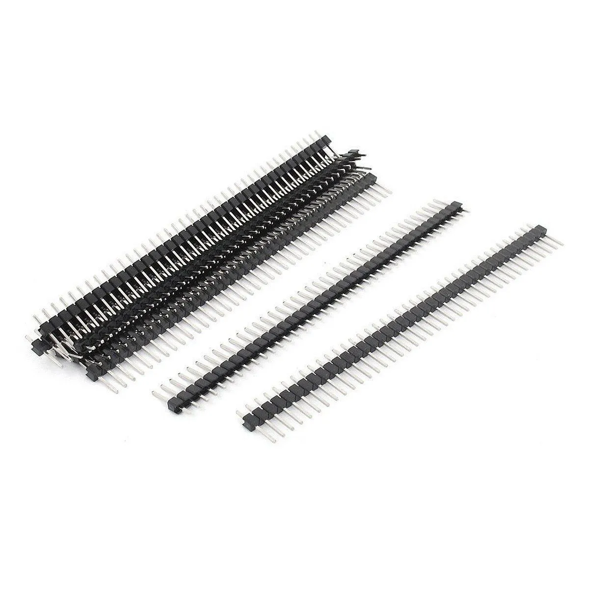

20Pcs 2.54mm Breakaway Pin Headers Single Row Female Male Pins for Pcb Integrated Circuit Computer Connector Reliable Connection