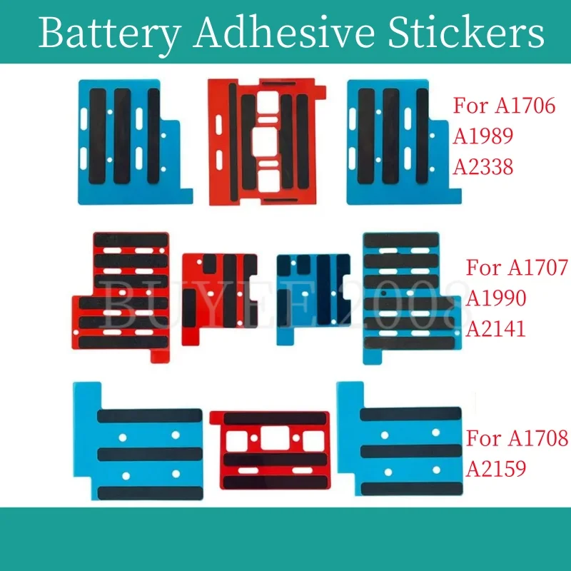 New Laptop Battery Adhesive Stickers For Macbook Pro A1706 A1989 A2338 A1707 A1990 A2141 A1708 A2159 Battery Stripes Replacement