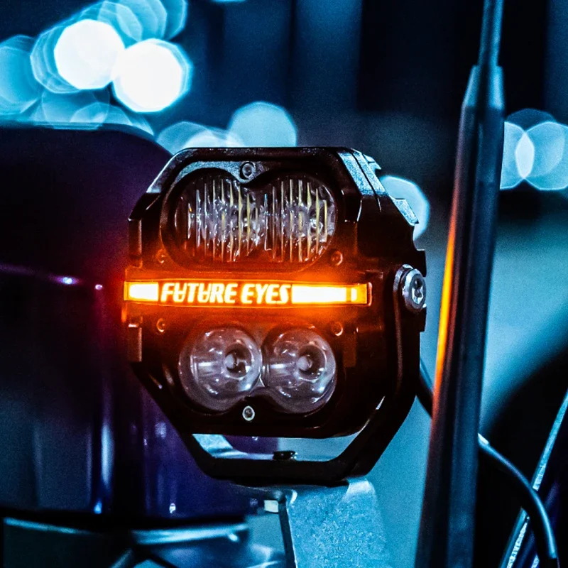 FUTURE EYES C4 120W Luces LED auxiliares todoterreno Sistema de iluminación de luz de inundación para kits de luces LED de automóvil