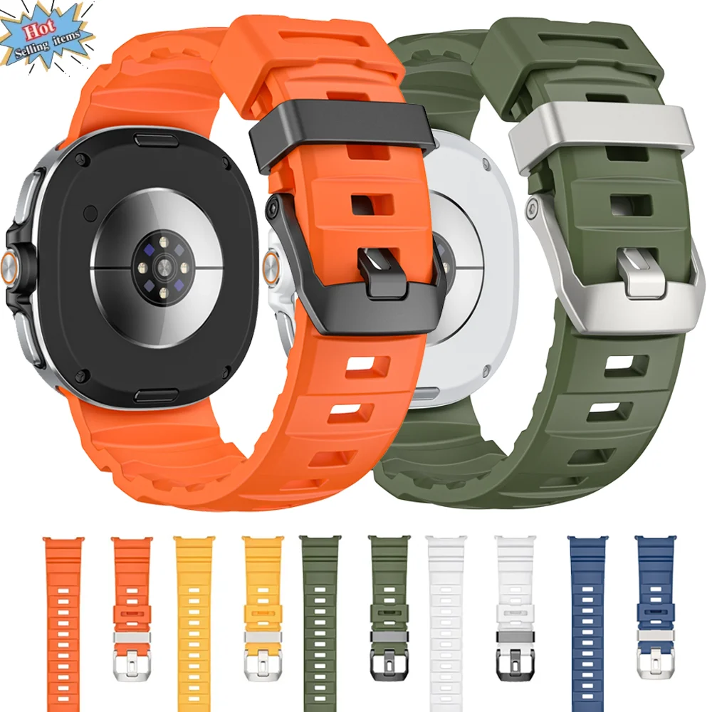 الأصلي درب سيليكون حزام لساعة سامسونج جالاكسي 8 44 مللي متر 40 مللي متر الرياضة سوار حزام لساعة جالاكسي 8 الكلاسيكية 46 مللي متر حزام الساعات