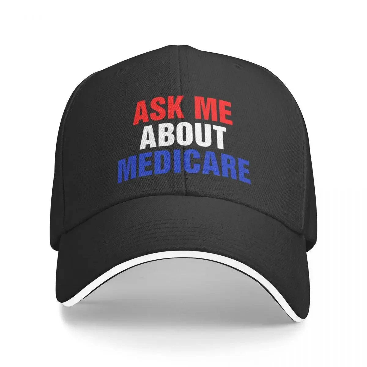 New ask me about medicare Baseball Cap fishing hat Snap Back Hat Women's Hats 2023 Men's