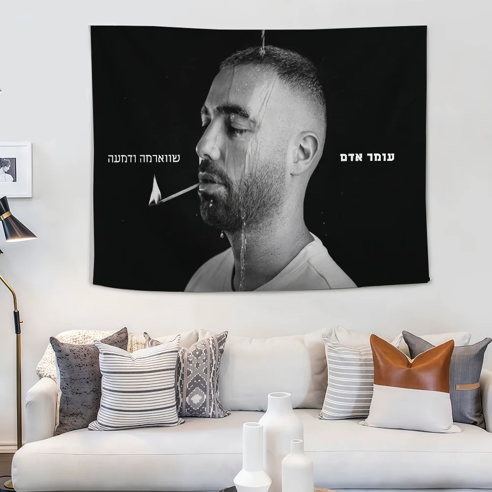 المغني عوم آدم العلم مخصص التخييم حديقة ديكور خلفيات الحفلات جدار الفن هدايا الأسرة