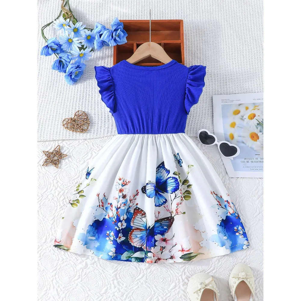 Kids Dresses for Girls Clothes Children's Clothing Summer Casual Elegant Princess Kids Clothes Dance Wear Streetwear Baby Dress