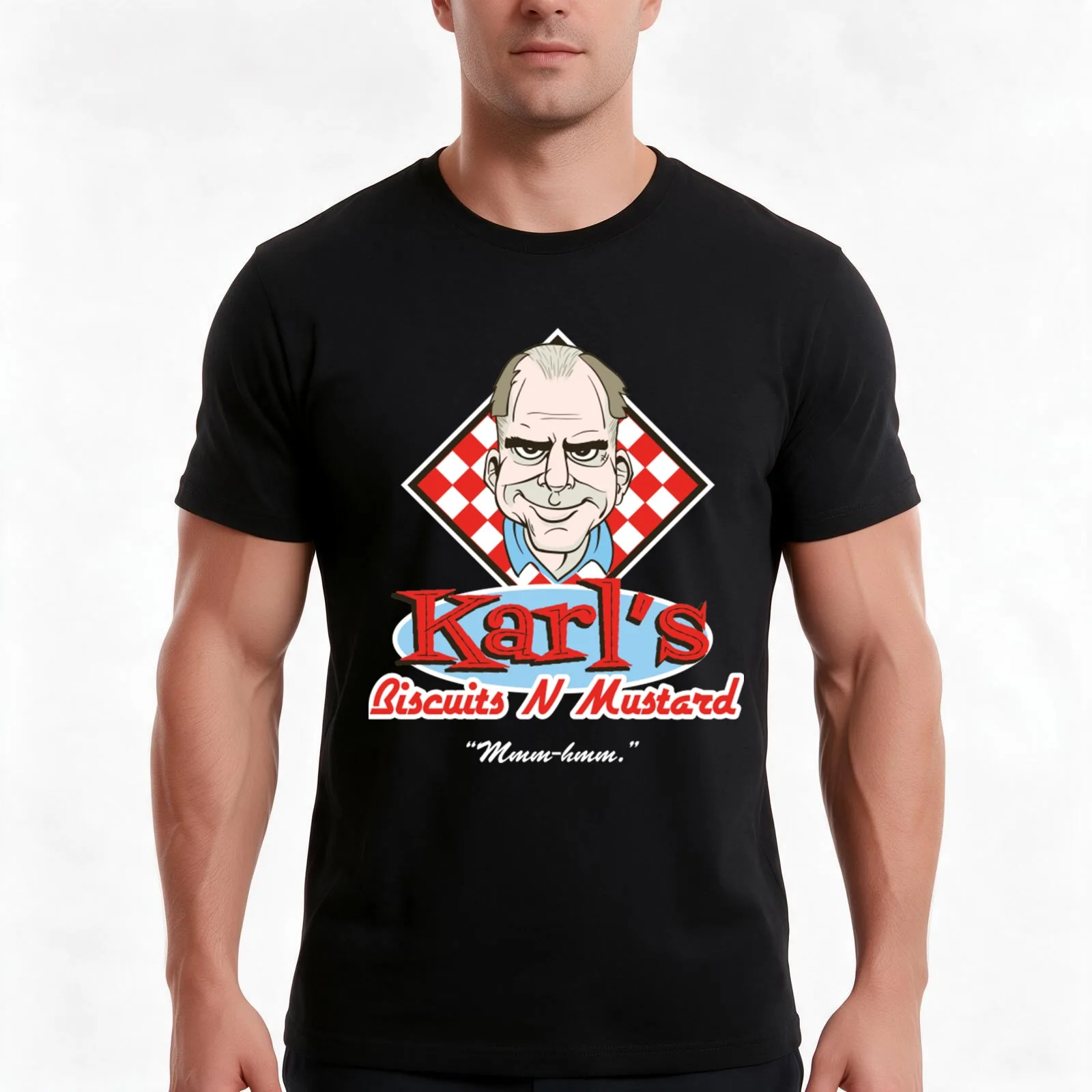Sling Blade T-Shirt, Summer Casual Cotton Tee, Oversized Streetwear Tops, Vintage Graphic Print, Loose Fit Short Sleeve