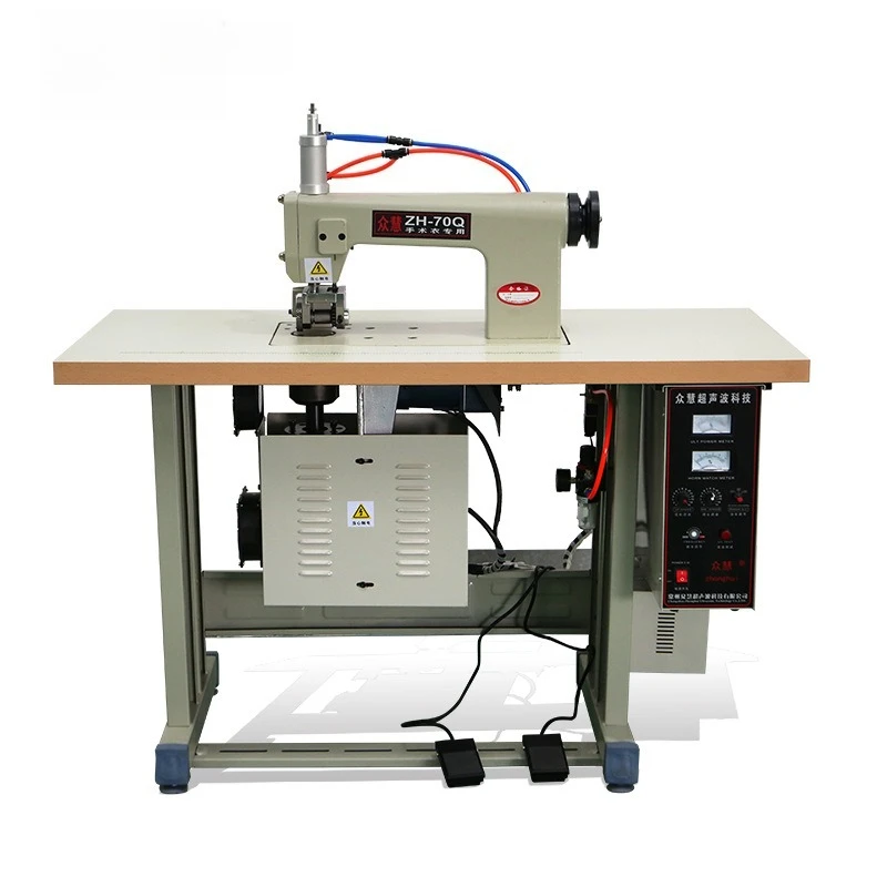 

ZH-70Q Цветочное колесо Пневматическая ультразвуковая кружевная машина Занавес Нетканая швейная машина Обрезная машина