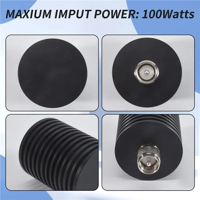Newest  RF POWER 100W UHF Type PL259 Male Connector 50 Ohm DC-1GHz Dummy Load Plug(100W)
