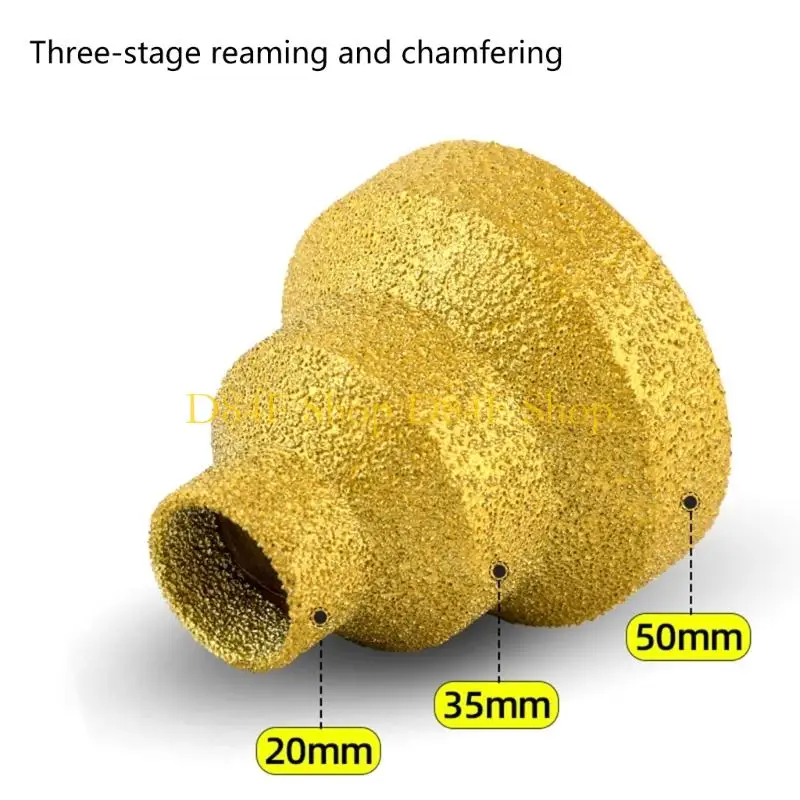 D84F Chamfering Bit 20/35/50mm Multi Layer Tapered Reamer for Precise Edges Smoothing