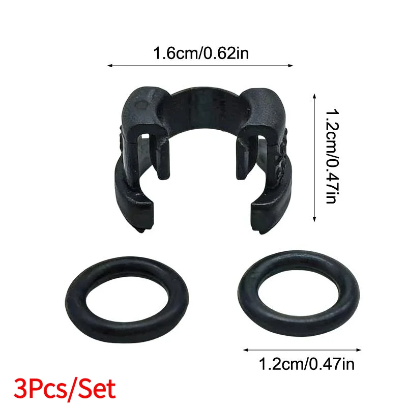 3Pcs/Set A/C Condensor Hard Line Lock Clamp Clip For Camry Corolla RAV4 88718-1E150 Air Conditioning Duct Buckle