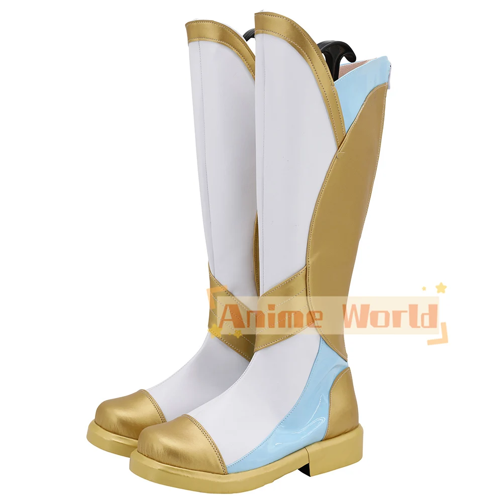 Disguise She Ra คอสเพลย์รองเท้าบู๊ทส์อะนิเมะการ์ตูนเจ้าหญิงพาวเวอร์เครื่องแต่งกายอุปกรณ์เสริมผู้หญิงรองเท้าพร็อพแฟนซีแต่งตัวปาร์ตี้