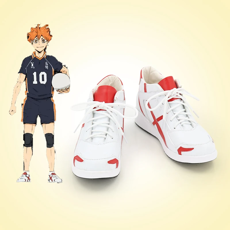 Haikyu!! Haikyuu!! Karasuno High School Volleyball Team Shoyo Hinata Yu Nishinoya Anime Cosplay Sports Shoes Boots Accessories