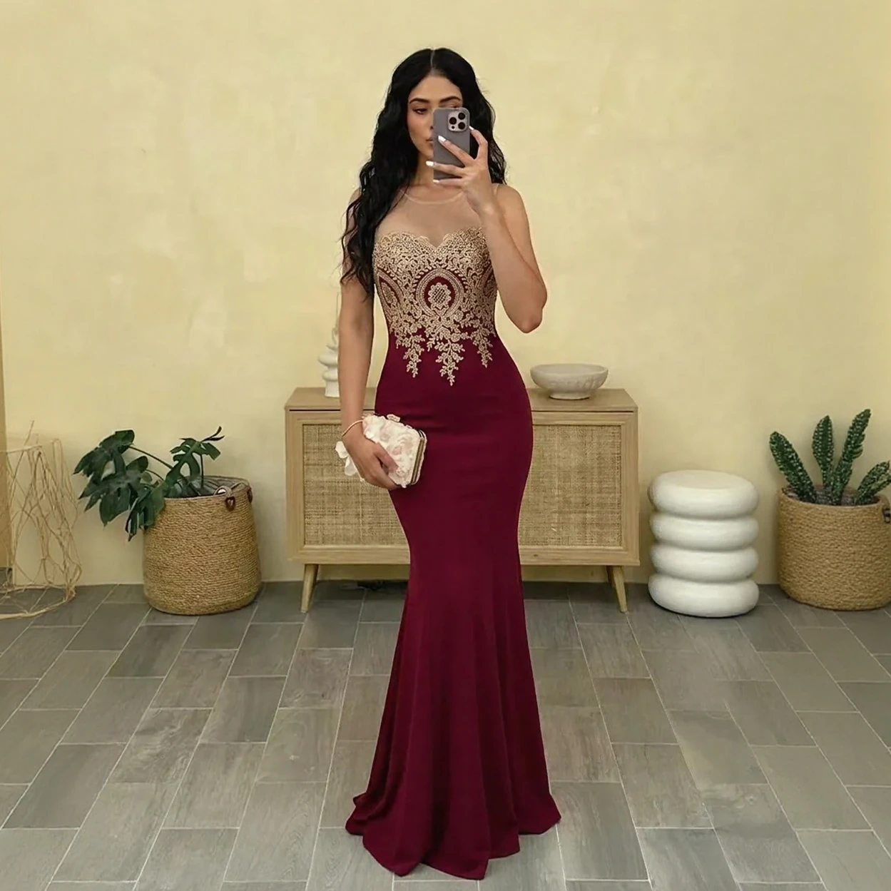 

Элегантные вечерние платья-русалки для женщин с золотыми аппликациями и кружевом, королевского синего цвета, с вырезом в форме сердца, для свадебных и выпускных вечеров, вечерние платья.