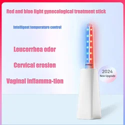 Medical Therapeutic Device Wand for Gynecological Vagnitis Treatment Physiotherapy  cervical erosion led red blue light therapy