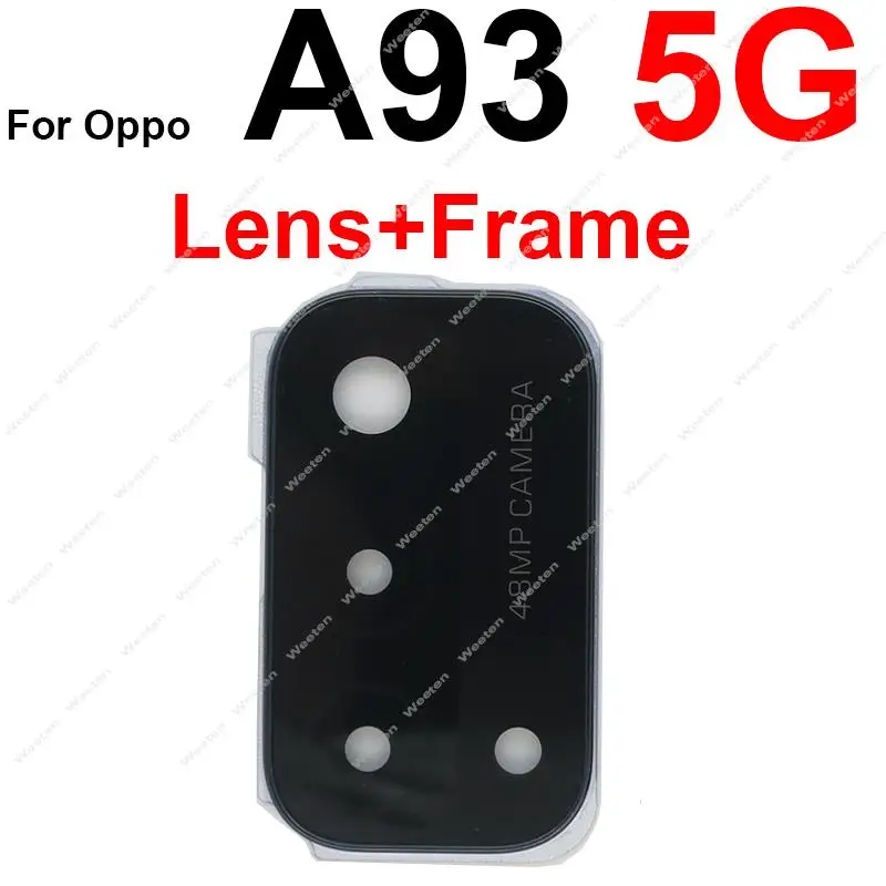 Back Rear Camera Lens Frame For OPPO A71 A74 92S 93S 94 A95 A96 4G 5G Back Camera Lens Cover Holder Parts