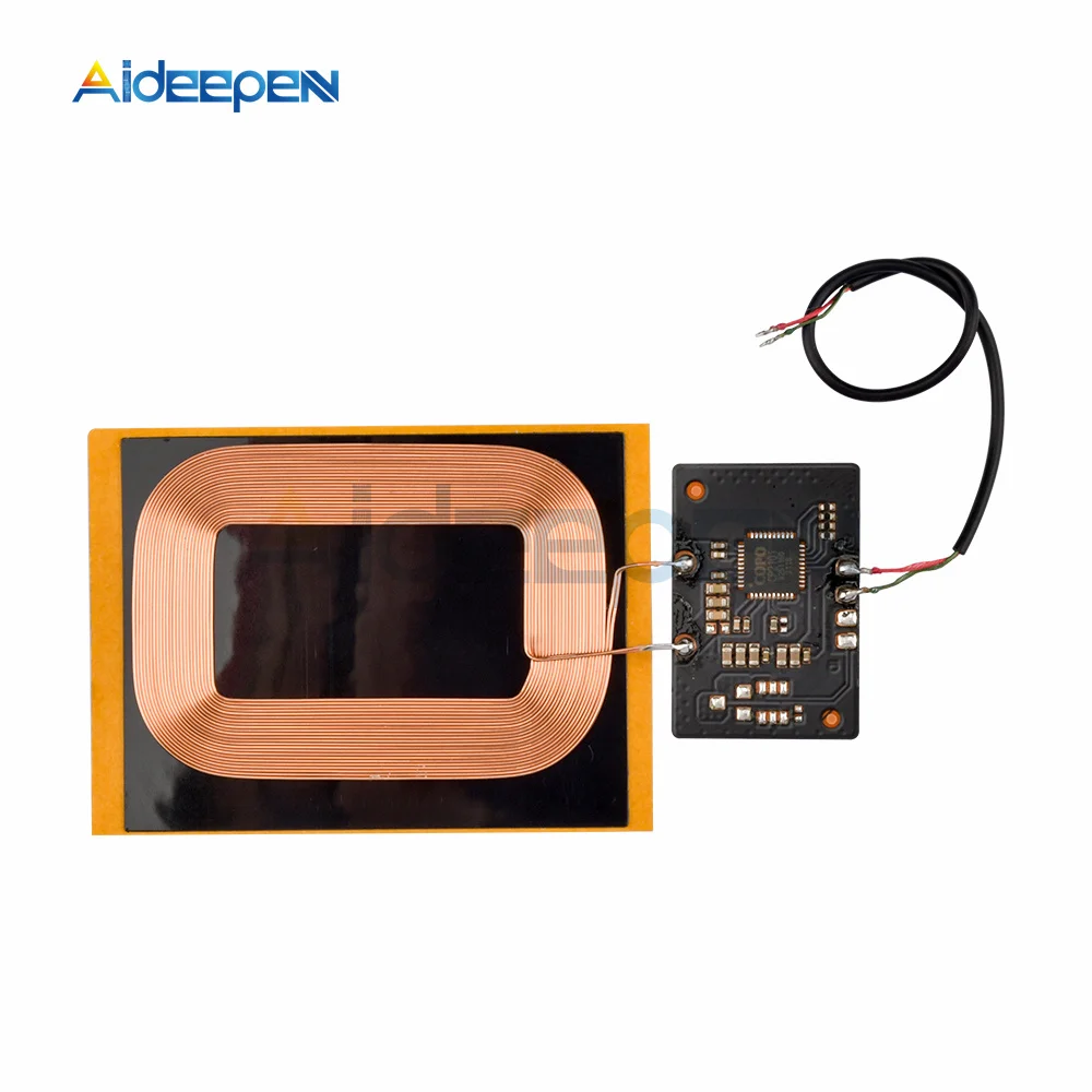 DIY Qi-Standard-Ladeempfängermodul für kabelloses Laden, Leiterplatte, DIY-Spule für Telefon, für Akku, 5 V, 1,5 A, schnelles Ladegerät. – Detail 2