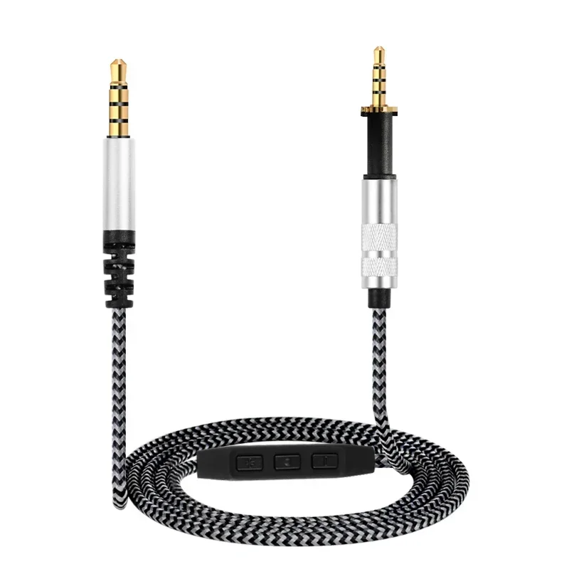 교체용 스테레오 오디오 케이블 음악 와이어 익스텐션 코드, AKG K450 K430 K451 K452 K480 K490 K495 Q460 헤드폰용