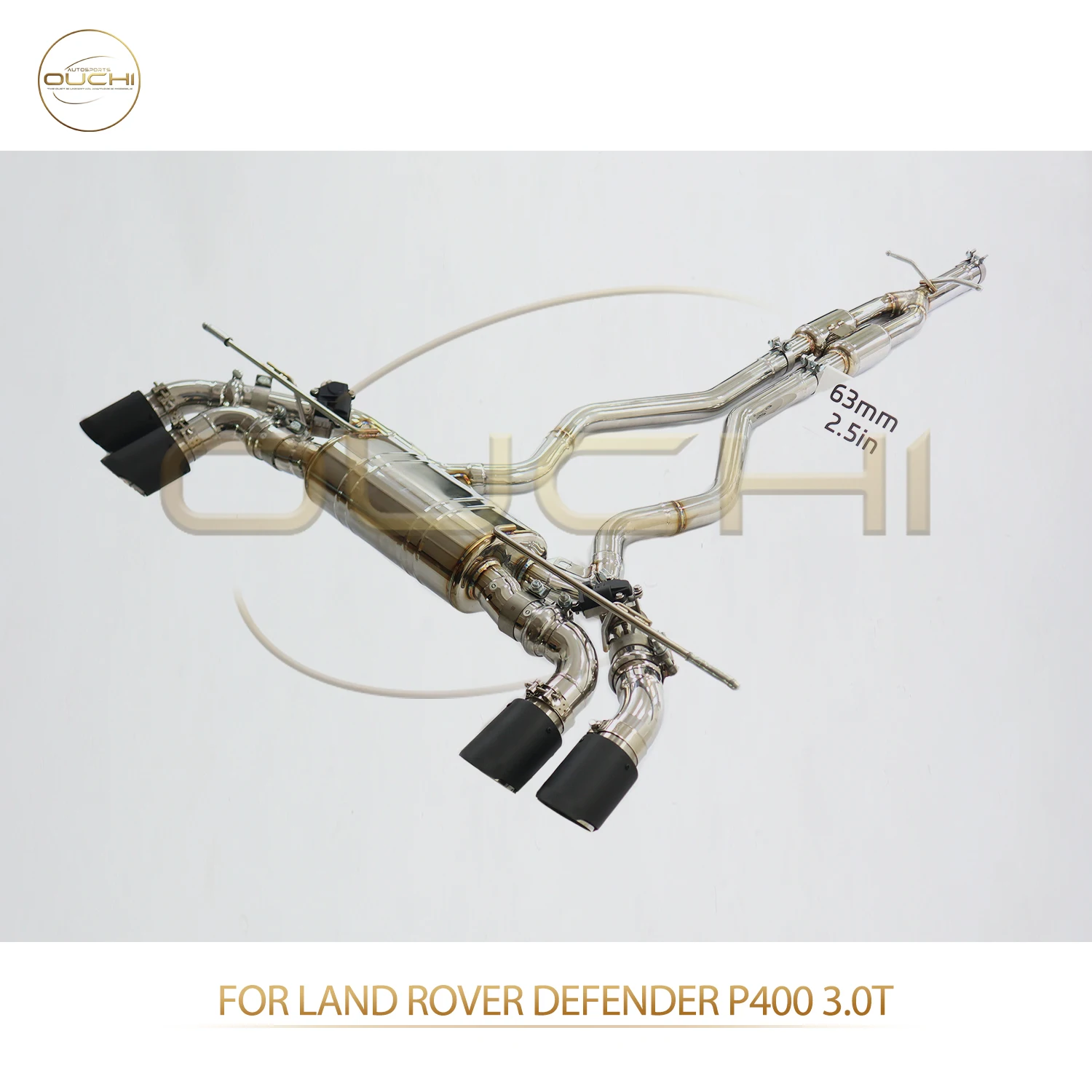 

OUCHI Performance Racing Exhaust for Land Rover Defender P400 3.0T Aggressive Sound Deep Loud Stainless Steel Easy Installation